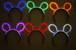 Glow Taç Fosforlu Taç Karışık Renk 12 Adet-4
