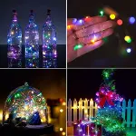 Gd968 Şerit Pilli Aydınlatma 10 Metre 100 Adet Rgb Peri Led-4