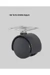 Mobilya Tekerleği 6 cm Kilitsiz Tekli Satış-2