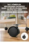 Mobilya Tekerleği 6 cm Kilitsiz Tekli Satış-1