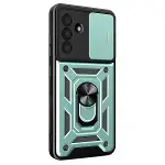 Samsung Galaxy A57 5g Pars Lens Yüzüklü Silikon - Yeşil-3