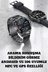 Akıllı Saat Arama Cevaplayan Titreşim Özelliğiyle Bildirim Görebilen-2