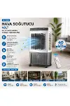 Taşınabilir Hava Soğutucu Klima Vantilatör 40L - 100W Uzaktan Kumandalı-5