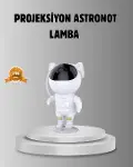 Astronot Galaksi Projeksiyon Lambası Bluetooth Bağlantılı ve Uzaktan Kontrollü-1