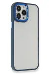 Apple iPhone 14 Pro Kılıf Dora Kapak - Mavi-1