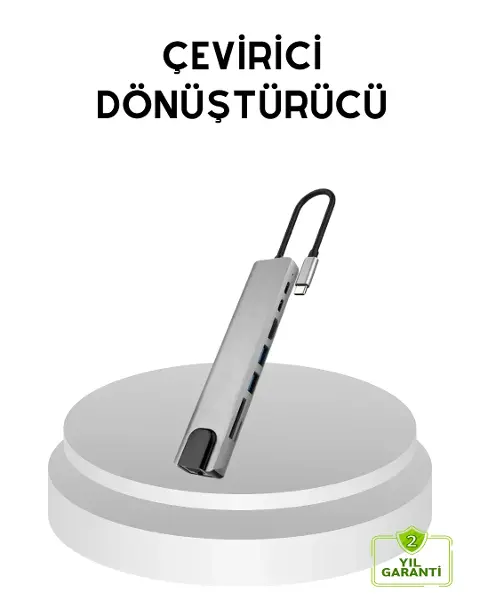Dönüştürücü Hub – Kompakt, Dayanıklı ve Yüksek Hızlı Bağlantı