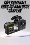 DVR Araç İçi Kamera Hareket Algılayabilen 1080P CarPlay Video Kaydedici-2