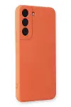 Samsung Galaxy S23 Plus Kılıf Nano içi Kadife Silikon - Turuncu-2