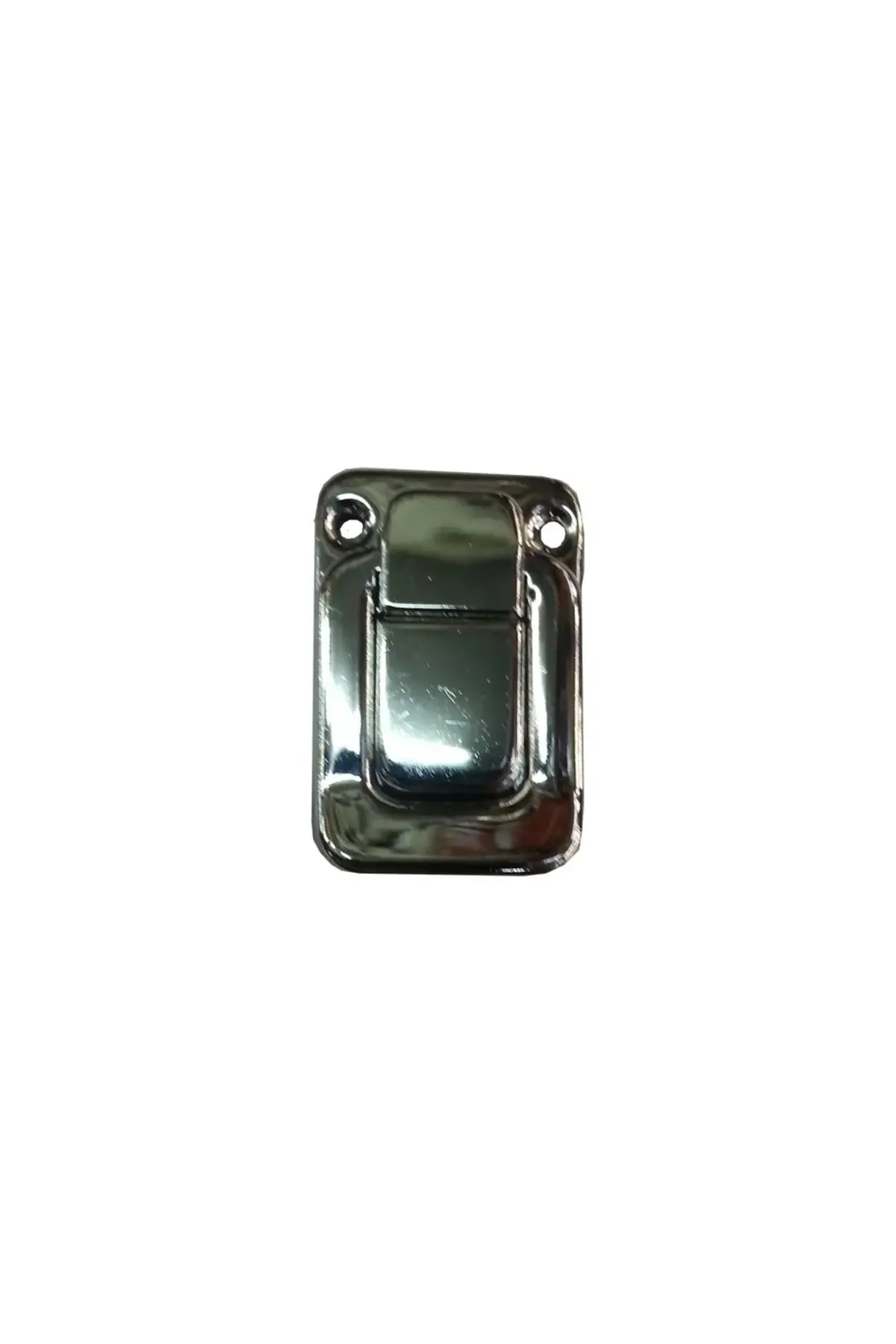 Yaylı Bavul Kilidi - 32x48mm, Nikel, 1 Adet