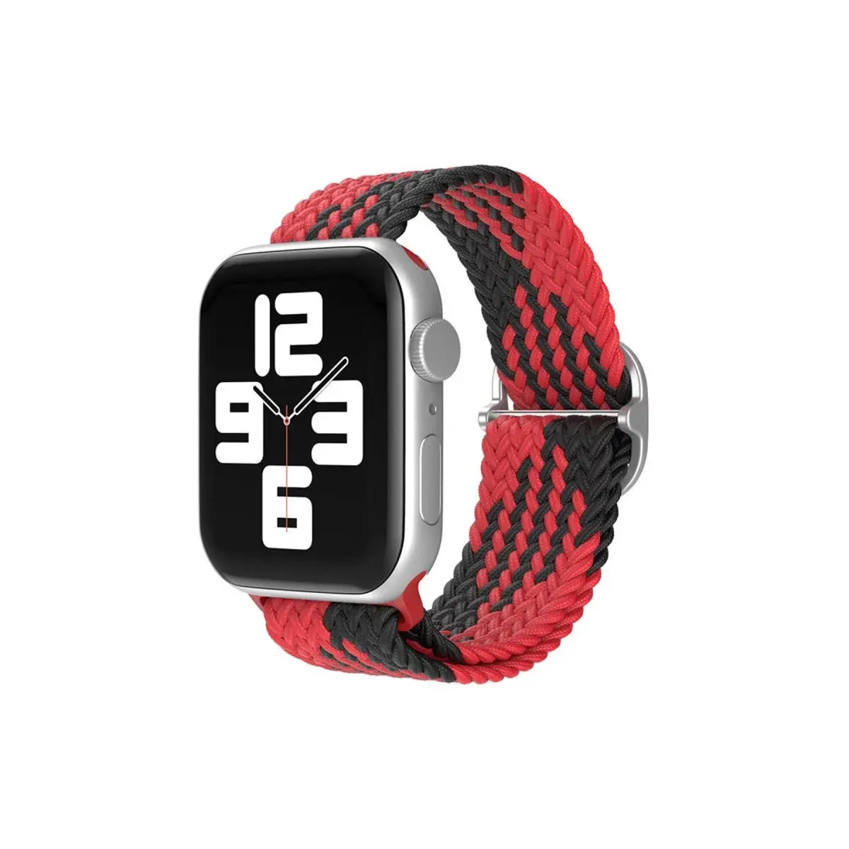 Apple Watch 42mm Kordon - Kırmızı-siyah