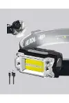Kafa Lambası Led Fener Pratik Taşınabilir Ayarlanabilir USB Şarjlı-3