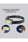 Kafa Lambası Led Fener Pratik Taşınabilir Ayarlanabilir USB Şarjlı-5