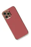 Apple iPhone 12 Pro Kılıf Volet Silikon - Kırmızı-2