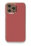 Apple iPhone 12 Pro Kılıf Volet Silikon - Kırmızı-3