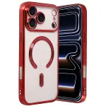 Apple İphone 17 Pro Max Kross Magneticsafe Kapak - Kırmızı-1