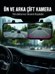 Ayna Carplay Dokunmatik Araç Multimedya Ekranı Ön Arka Kameralı-1