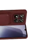 Xiao Red Note 15 4G Kelvin Kartvizitli Silikon - Bordo-2