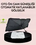 UV Korumalı Şemsiye Tipi Oto Güneşliği - Geniş Araç Uyumu-1