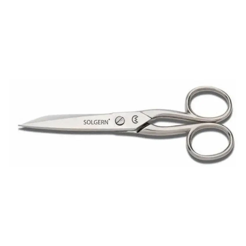M-218 Sivri Uçlu İplik Tezleme Makası No: 5,5 İnç / 13,97 Cm - Nikel Kaplama