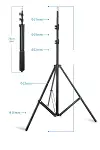 2.1 Tripod Stand Led Işık İçin-1