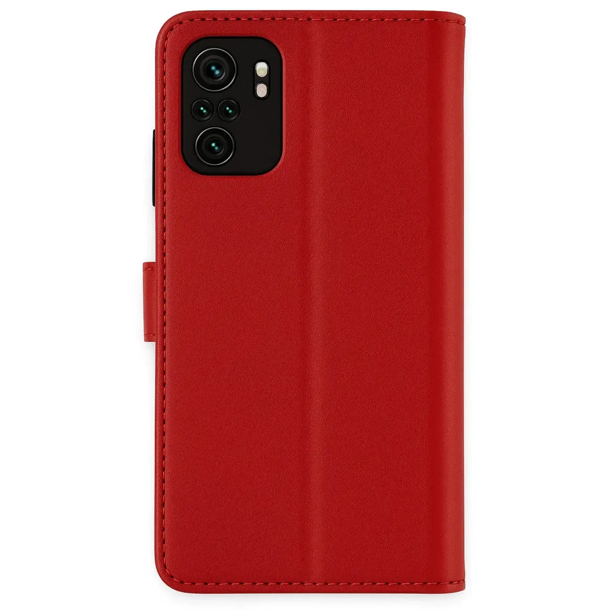 Xiao Note 10 Trend S Plus Kapaklı Kılıf - Kırmızı