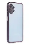 Samsung Galaxy A13 4G Kılıf Razer Lensli Silikon - Mor-2