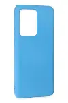 Samsung Galaxy S20 Ultra Kılıf Nano içi Kadife Silikon - Mavi-3