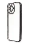 Apple iPhone 16 Pro Kılıf Razer Lensli Silikon - Siyah-2