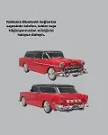 Retro Araba Şekilli Kablosuz Bluetooth Hoparlör-2