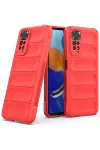 Xiao Red Note 11 Kılıf Optimum Silikon - Kırmızı-2