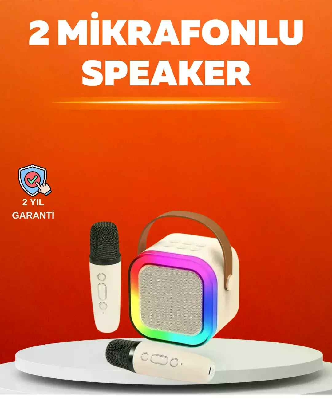 Ses Efektli krofonlu Kablosuz Karaoke Siste