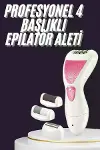 4 Başlıklı Lazer Öncesi Kısaltma Epilasyon Aleti Epilatör Çok Amaçlı-2
