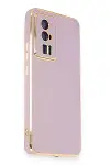 Xiao Poco F5 Pro Kılıf Volet Silikon - Mor-2