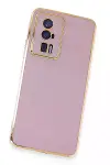Xiao Poco F5 Pro Kılıf Volet Silikon - Mor-3