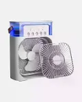 Taşınabilir Mini Klima Fan 3’ü 1 Arada Soğutucu, Nemlendirici ve Gece Lambası-2
