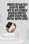 Akıllı Saat 3 Kordonlu Ve Aksesuarlı Bayanlar Için Şık Rose renk-1