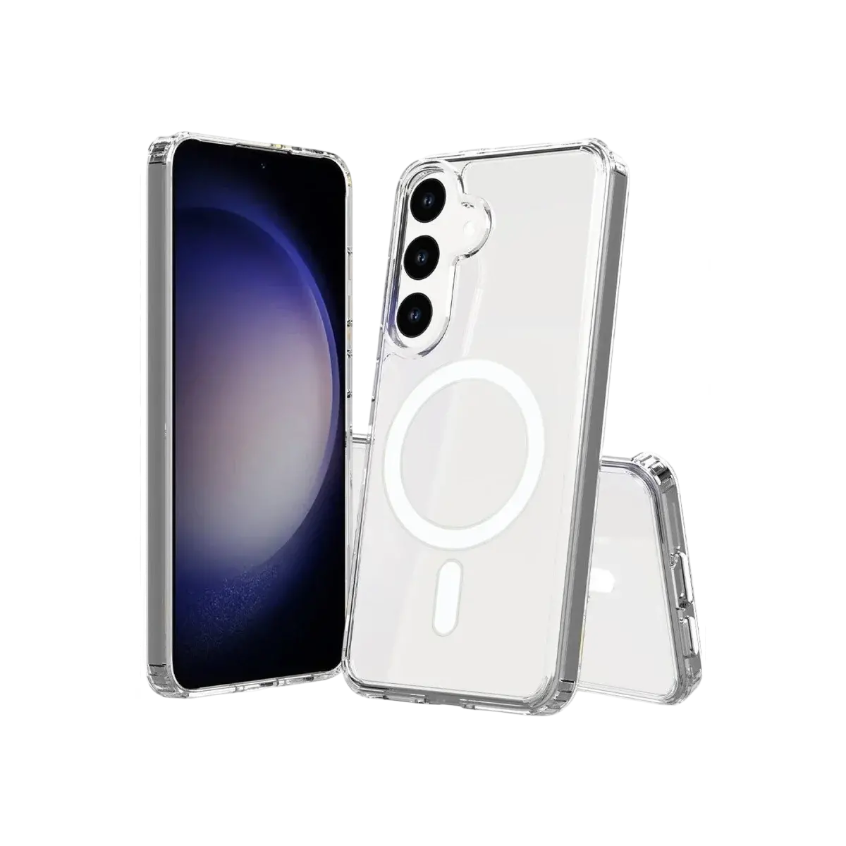Samsung Galaxy S26 Magneticsafe Şeffaf Silikon - Şeffaf