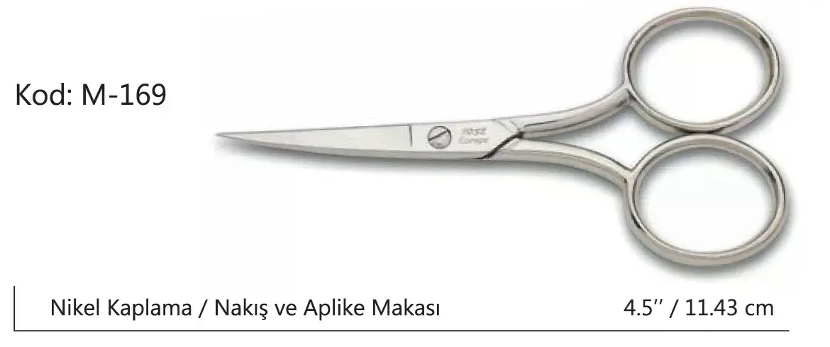 Europe Az Kalın Nakış Makası Süper Kalite No:4,5 11,43 Cm
