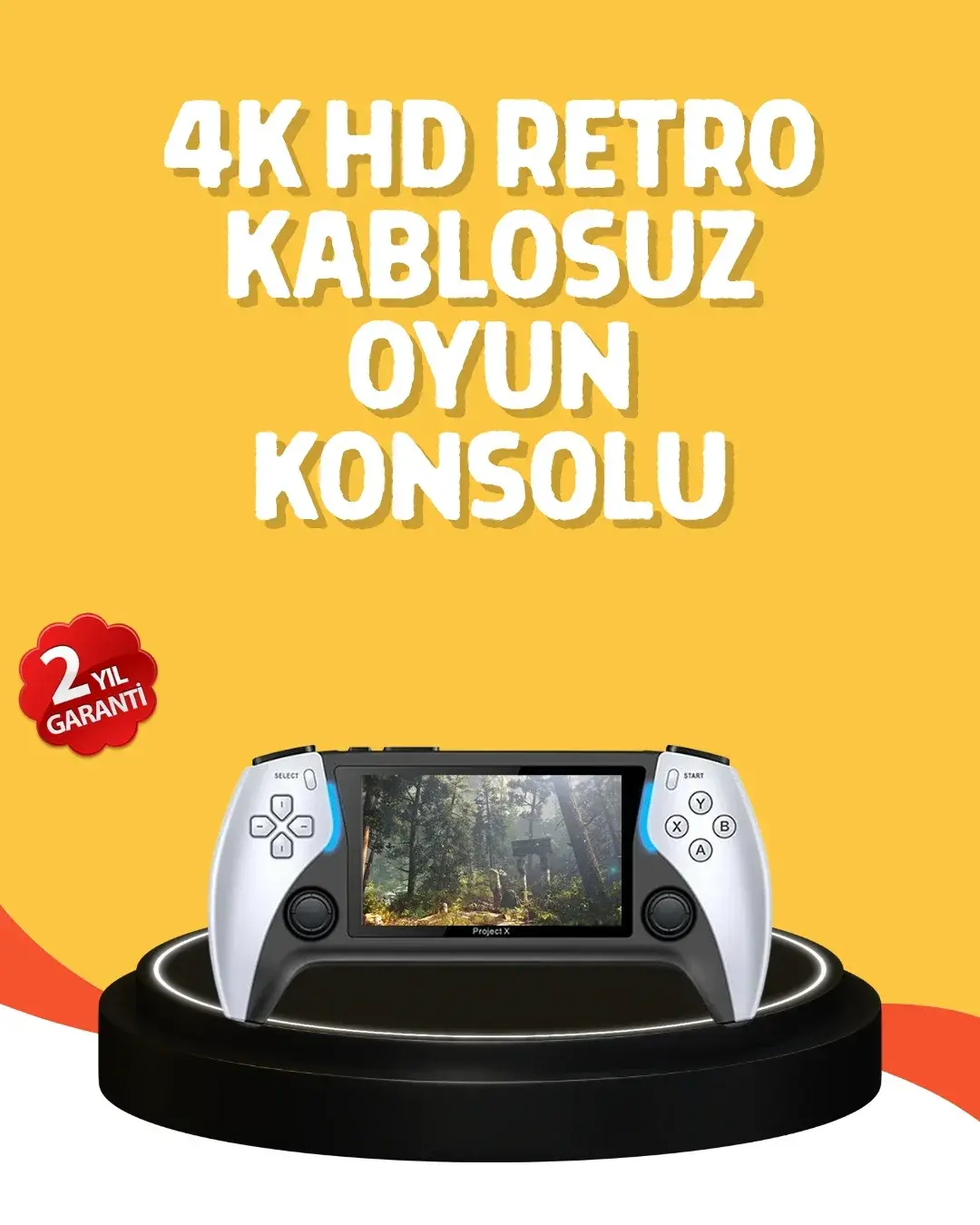 HD Çıkışlı Çok Fonksiyonlu Renkli Ekranlı El Konsolu