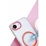 Apple İphone 16e Glossy Magsafe Kapak - Çöl Titanyum-2