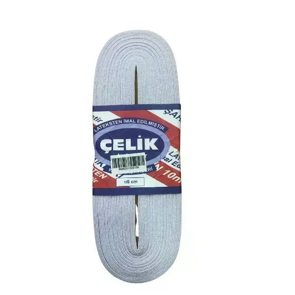 10 m 2 cm Beyaz Paça Lastiği