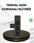 Masa Üstü Çoklu Priz USB ve Type-C Çıkışlı Güç Dağıtıcı-1