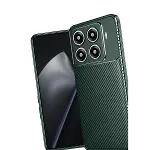 Xiao 15t Pro Auto Focus Karbon Kapak - Koyu Yeşil-3