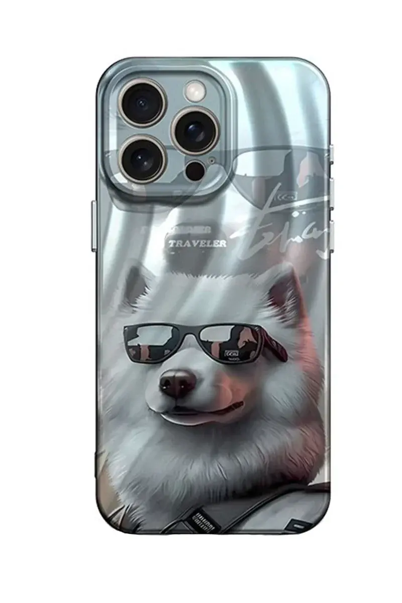 Apple iPhone 14 Pro Kılıf Crew Desenli Kapak - Köpek