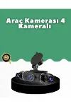 1080P 4 Klı Araç Kamerası GPS + WiFi + G Sensör Destekli-1