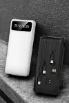 Powerbank 20.000 Mah LCD Ekran USB Lightning Type-C Uyumlu İOS ve Android-2
