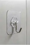 6'lı Şeffaf Yapışkanlı Askı Seti & Çok Amaçlı Banyo Ve Mutfak Duvar Düzenleyici-4