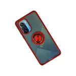 Xiao Red K40 Kılıf Montreal Yüzüklü Silikon Kapak - Kırmızı-2