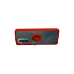 Xiao Red K40 Kılıf Montreal Yüzüklü Silikon Kapak - Kırmızı-3