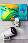 130 İnç Geniş Ekran ve 4K Destekli Full HD Projeksiyon Cihazı-4